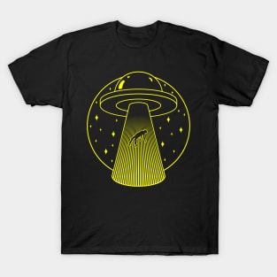 Alien Abduction - UFO - 1 color T-Shirt